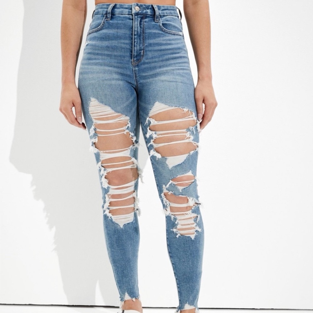 America Eagle 🦅 Curvy Super High-Waisted Jeans